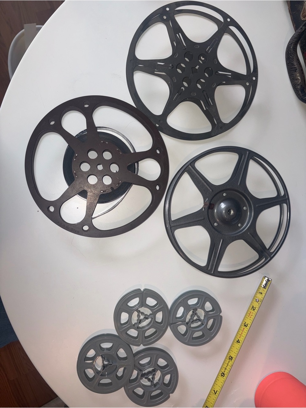 Vintage Film Reels - Black/Gray Replacement Spools